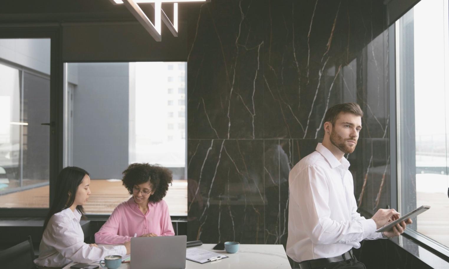 Detailed financial analysis process showing comparative data visualization and benchmarking tools